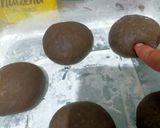Foto langkah ke 8 dari resep 841. Black Bomboloni (isi vla kopi, diplomat cream dan vla susu) 1x profing.