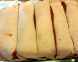 A picture of step 5 of Freestyle chicken enchiladas.