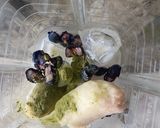 Foto del paso 1 de la receta: Frappé de moras, matcha y plátano