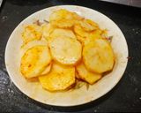 A picture of step 1 of Aloo Pakore. /Potato Fritters.