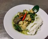 รูปขั้นตอนการทำที่ 3 ของ แกงเขียวหวานไก่