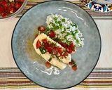 Une image de l'étape 5 de Dos de cabillaud et sa sauce vierge.