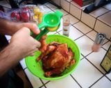 A picture of step 4 of Grilled whole paprika chicken.