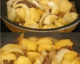 A picture of step 4 of Simmered Meat and Potatoes (with my family's 
