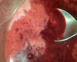A picture of step 5 of Sig's Rich Fruit Sauce with Prawns and Halloumi.
