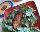 A picture of step 6 of Sesame Ginger Tilapia and Baby Bella Salad.