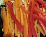 Foto del paso 1 de la receta: Salteado vegano de verduras y fideos konjac