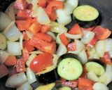A picture of step 2 of Simple Ratatouille with Tomatoes and Summer Vegetables.
