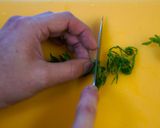 A picture of step 4 of Secrets on Shredding Shiso Leaves.