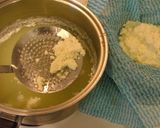 A picture of step 5 of Homemade Ricotta Cheese.