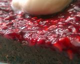 A picture of step 11 of Vickys Double Chocolate & Raspberry Squares GF DF EF SF NF VEGAN.