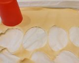 A picture of step 1 of Puff Pastry Mini Pizzas.