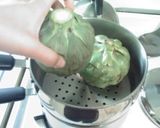 A picture of step 3 of Authentic ! Artichokes with Hollandaise Sauce.