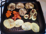 Bacalao a mi estilo con parrillada de verduras