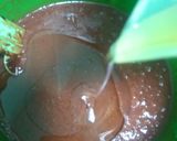 Foto langkah ke 5 dari resep Brownies Kukus Lapis Coklat,1 Telur super moist.
