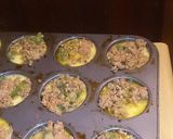 A picture of step 9 of Hashbrown Quiches.