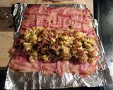 A picture of step 5 of Bacon Breakfast Burrito.