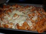 Cheesy baked ziti