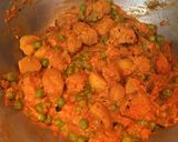 A picture of step 10 of Soya Matar / Soya Green Peas Curry.