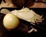 A picture of step 1 of Fried onion balls.