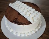 عکس مرحله 14 از دستور کیک خامه ای با کرم قهوه (Cake with Coffee cream)