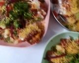 A picture of step 8 of Palak Patta Chaat.