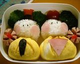 A picture of step 9 of Omelette-style Bento for Doll's Festival.