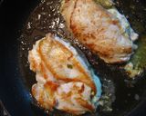 A picture of step 7 of Restaurant Style Chicken With Mozzarella.