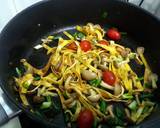 Stir Fry Mushroom And Omelette Ribbon recipe step 5 photo