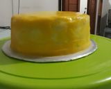 Foto langkah ke 9 dari resep Lime cake with blueberry custard filling.