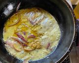 A picture of step 6 of Dharosh Shorshe Chicken / Okra Chicken in Mustard / Bhindi Chicken in Mustard.