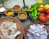 A picture of step 1 of Sindhi chicken handi.