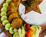 A picture of step 10 of Chicken shami kebabs.