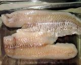 A picture of step 1 of cheesy ritz baked haddock.