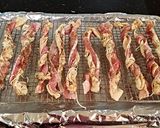 A picture of step 10 of Bacon Wrapped Cheese Breadsticks.