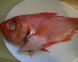 A picture of step 8 of Preparing and Simmering Alfonsino Fish.