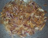 A picture of step 2 of Anda gravy choly.