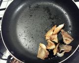 A picture of step 3 of Yakitori-style Crispy Chicken Skin.