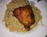 A picture of step 2 of Plain Indomie with Sweet Fried Chicken.