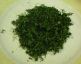 A picture of step 3 of 5 Minutes in the Microwave! Dried Parsley.