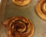 A picture of step 4 of Bacon cinnamon buns.
