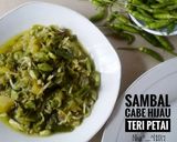 Foto langkah ke 6 dari resep Sambal Cabe Hijau Teri Petai.