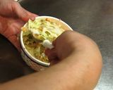 A picture of step 3 of Seafood Okonomiyaki with Nagaimo Yam.