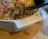 A picture of step 4 of Mac n cheese.