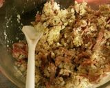 A picture of step 1 of Thanksgiving Egg Rolls w/ Sweet&Sour Cranberry Sauce.