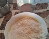 Foto del paso 4 de la receta: Torta mágica con postre de chocolate en cajita