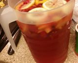 A picture of step 3 of Passion Fruit Tea Sangria.