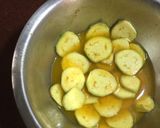 A picture of step 1 of Crispy Banana Chips.