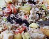 Foto del paso 3 de la receta Ensalada de arroz con pollo, tomate, aguacate y piña