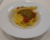 Foto del paso 6 de la receta: Pasta con pesto de tomate deshidratado pistachos y almendras